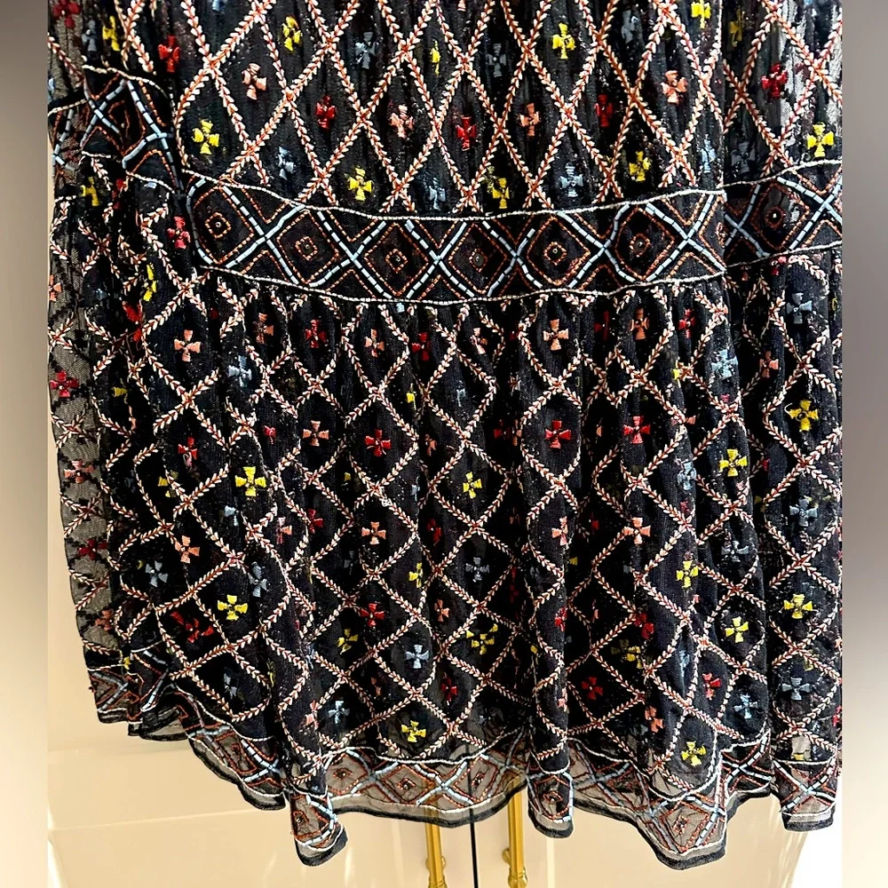 Tularosa Lexi beaded embroidered maxi skirt - Picture 5 of 12